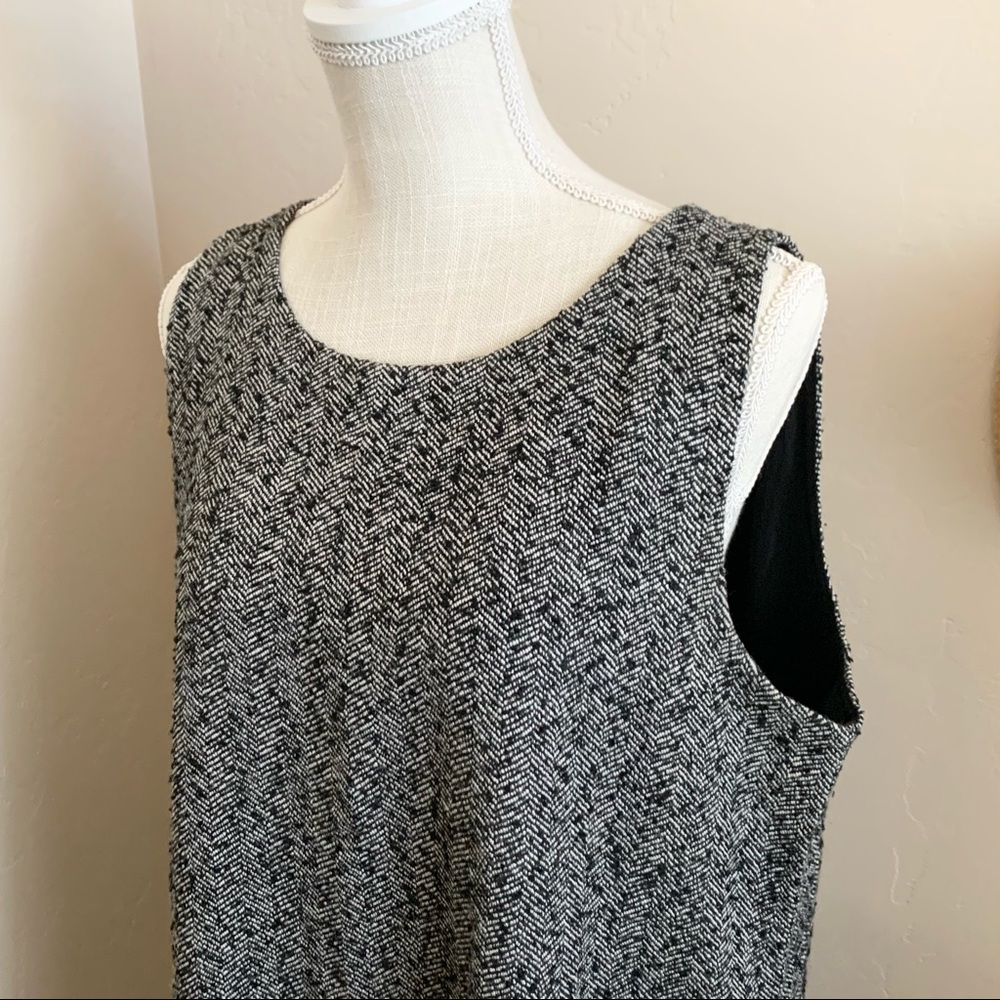 J.Crew Herringbone Tweed Shift Dress - Picture 2 of 11